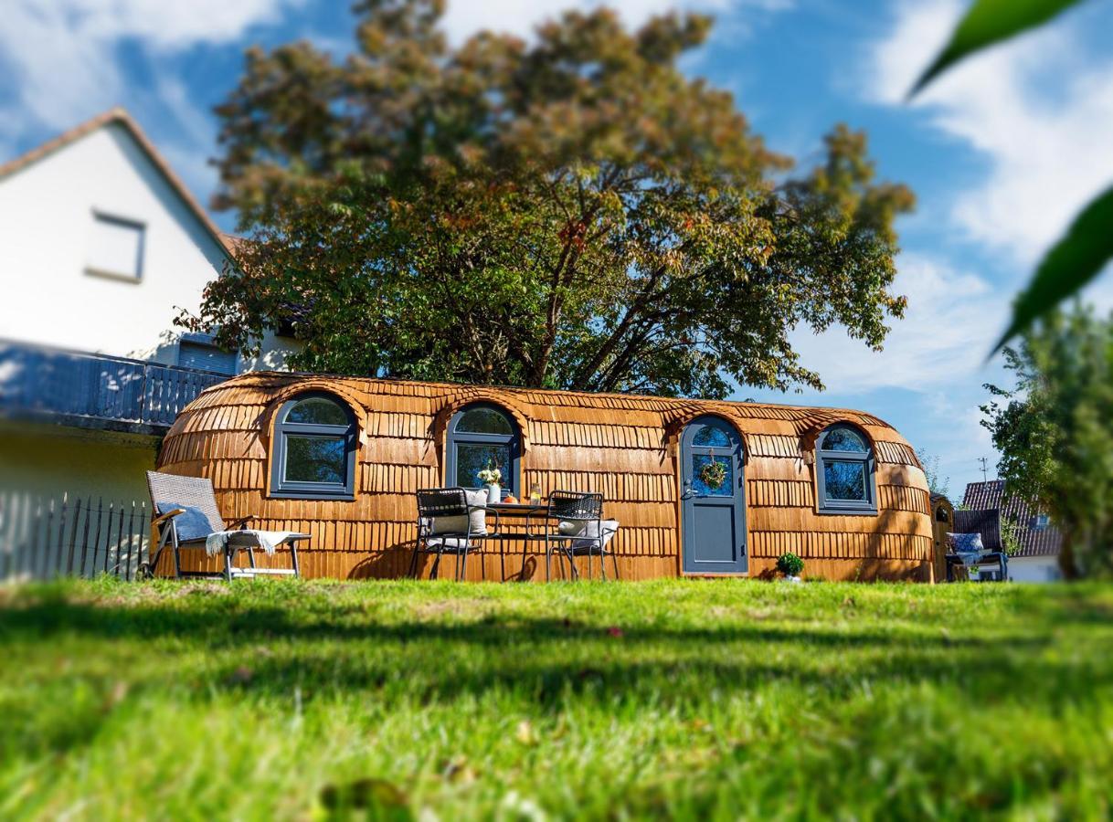 Auszeitgarten - Urlaub Im Tinyhaus Im Herzen Von Oberschwaben Aulendorf Eksteriør billede