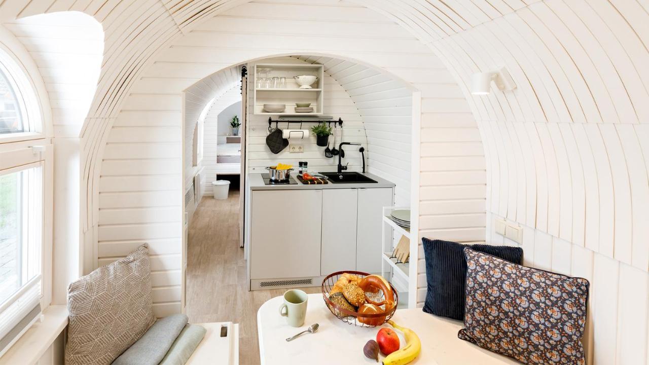 Auszeitgarten - Urlaub Im Tinyhaus Im Herzen Von Oberschwaben Aulendorf Eksteriør billede
